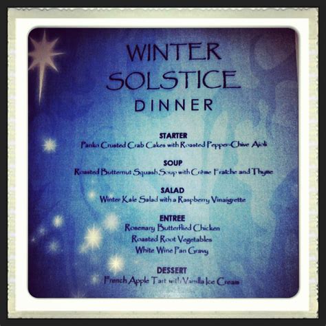 Pagan winter solstice feast